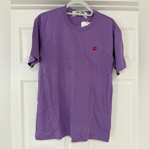 Comme des Garcons Play Lavender Tee